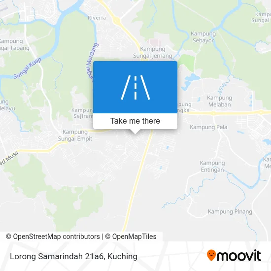 Lorong Samarindah 21a6 map