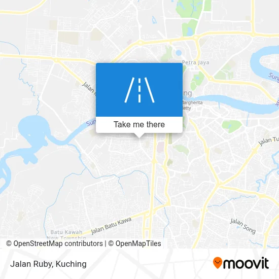 Jalan Ruby map