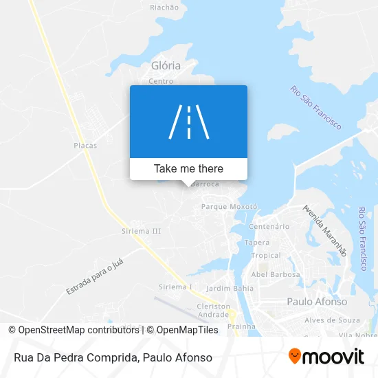 Rua Da Pedra Comprida map