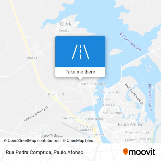 Rua Pedra Comprida map