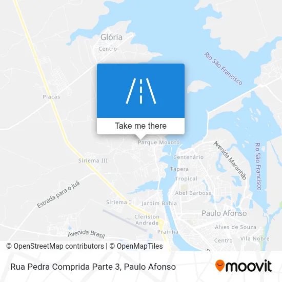 Rua Pedra Comprida Parte 3 map