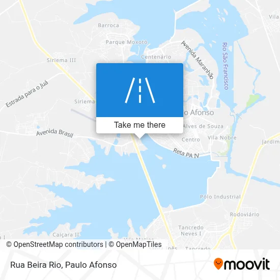 Rua Beira Rio map
