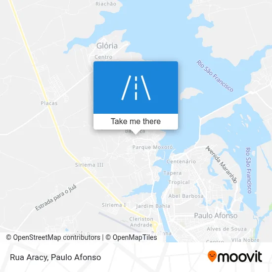 Rua Aracy map