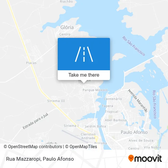 Rua Mazzaropi map