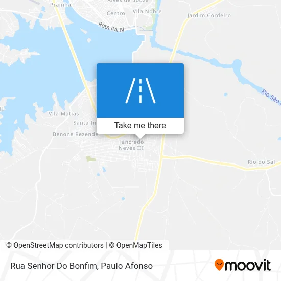 Rua Senhor Do Bonfim map