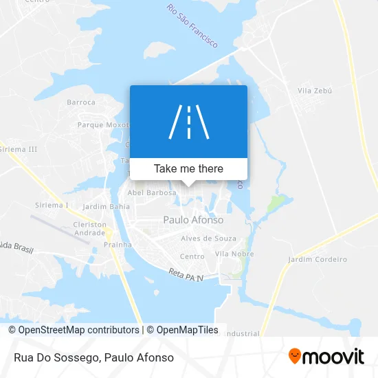 Rua Do Sossego map