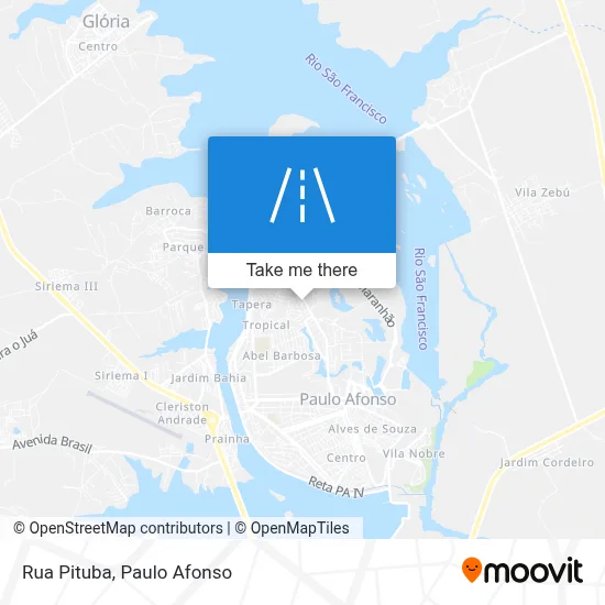 Rua Pituba map