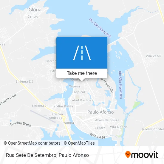 Rua Sete De Setembro map