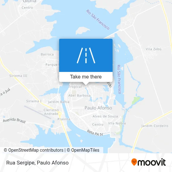 Rua Sergipe map