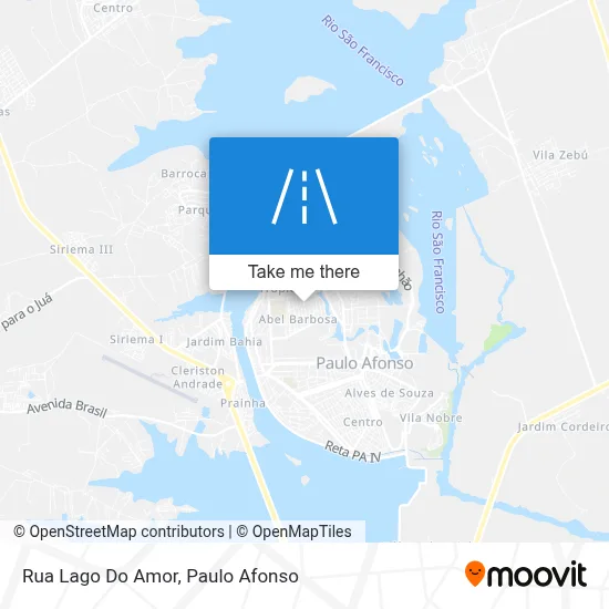 Rua Lago Do Amor map