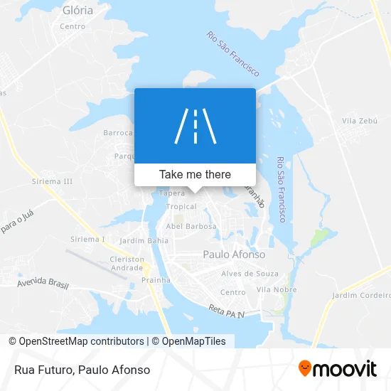 Rua Futuro map