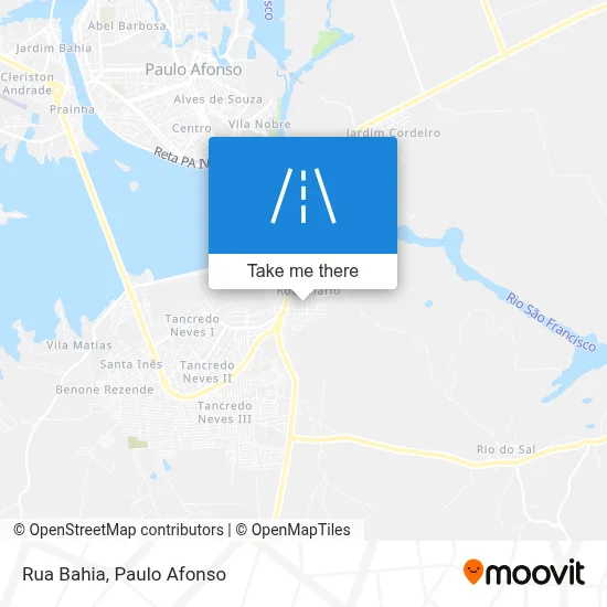 Rua Bahia map