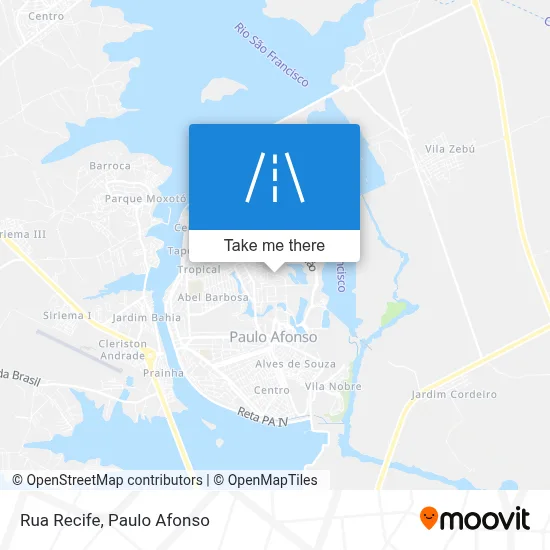 Rua Recife map