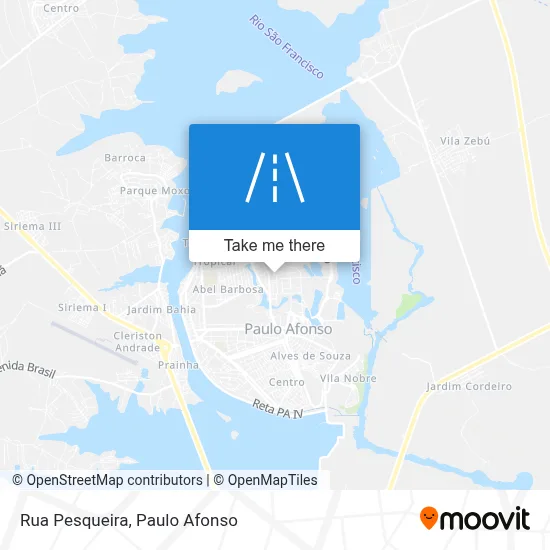 Rua Pesqueira map