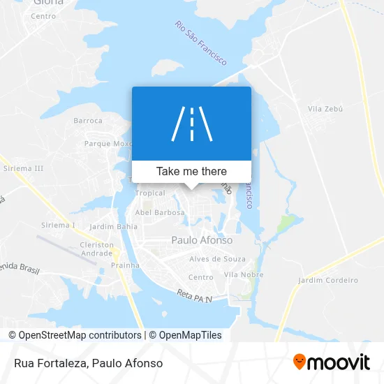 Rua Fortaleza map