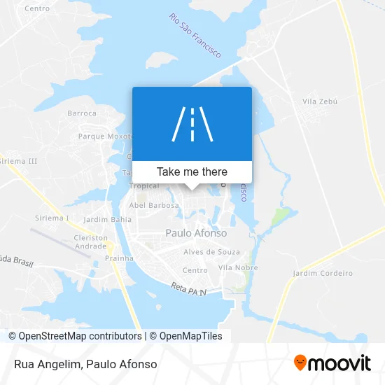 Rua Angelim map