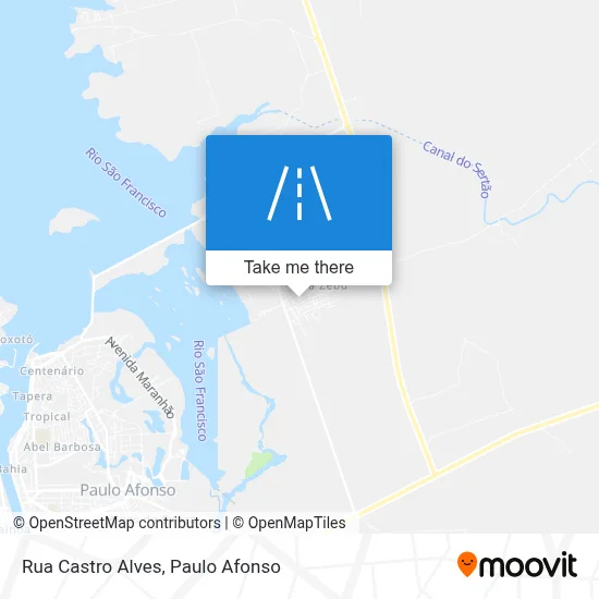 Rua Castro Alves map