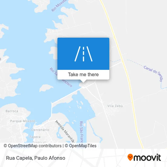 Rua Capela map