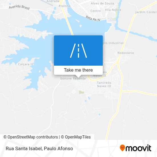 Rua Santa Isabel map