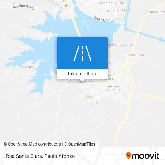 Rua Santa Clara map
