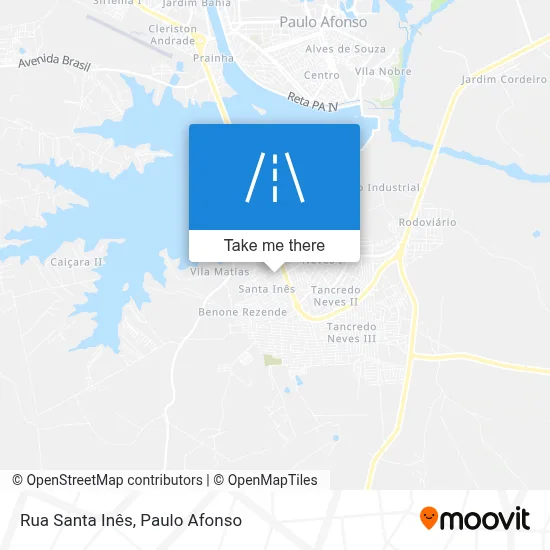 Rua Santa Inês map
