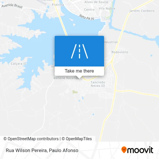 Rua Wilson Pereira map