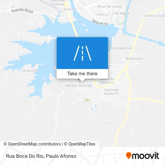 Rua Boca Do Rio map
