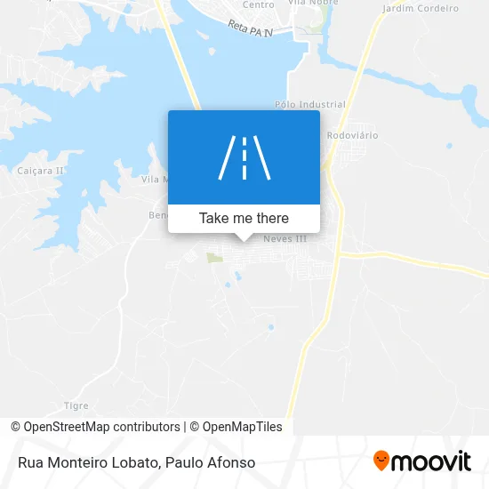 Rua Monteiro Lobato map