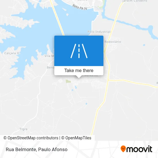 Rua Belmonte map