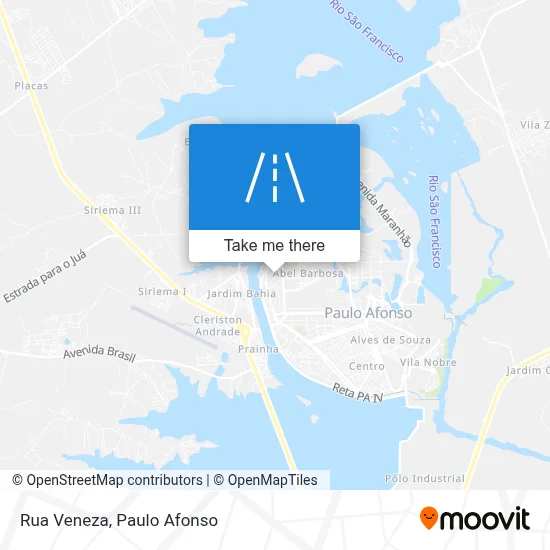 Rua Veneza map