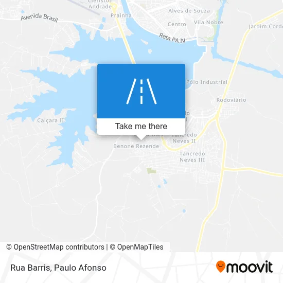 Rua Barris map