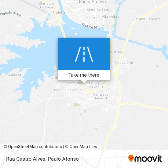 Rua Castro Alves map