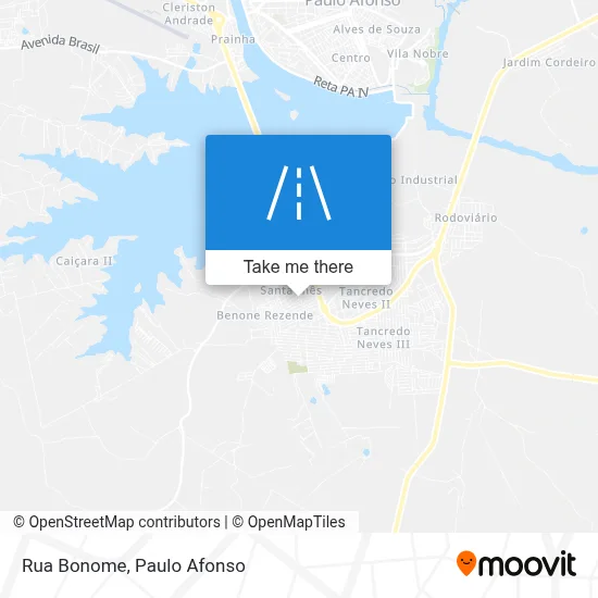 Rua Bonome map