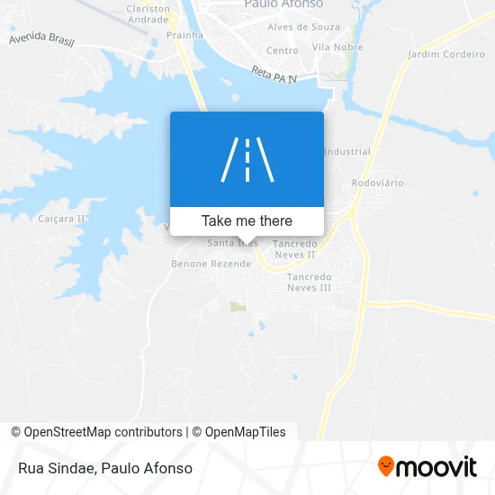 Rua Sindae map