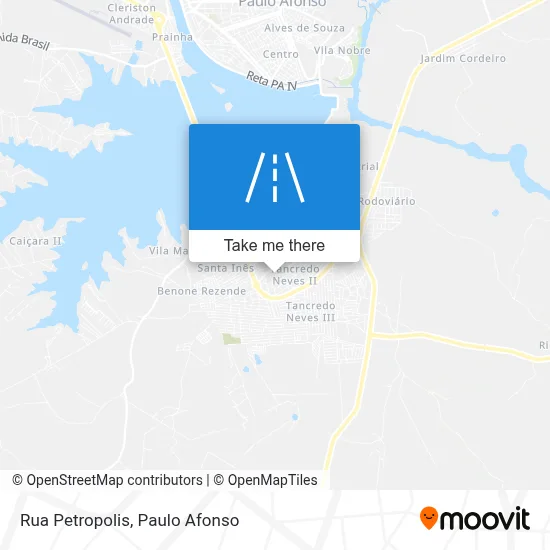 Rua Petropolis map