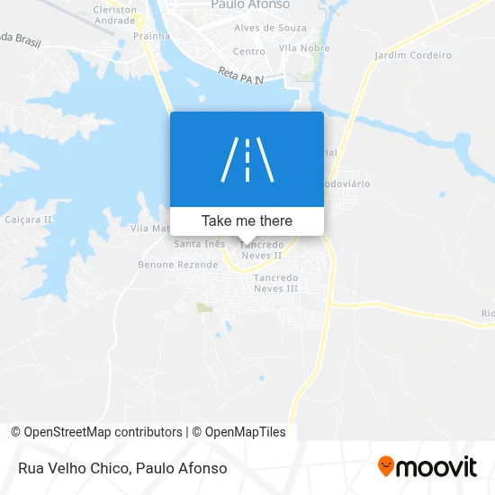 Rua Velho Chico map