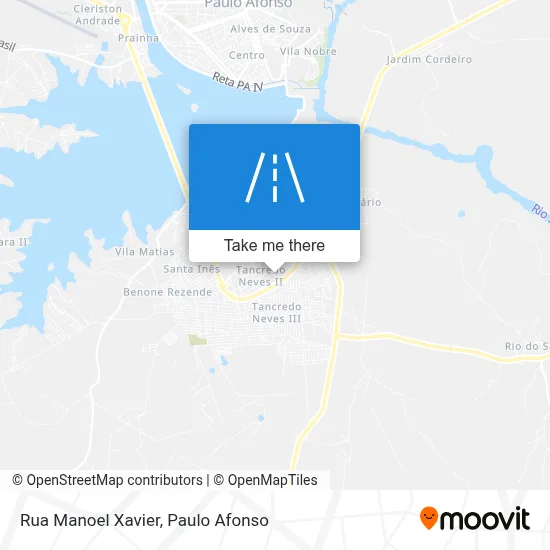 Rua Manoel Xavier map