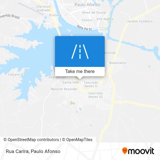 Rua Carira map