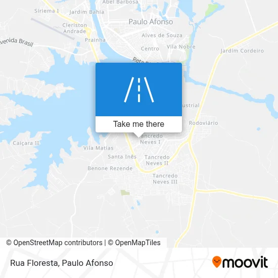 Rua Floresta map