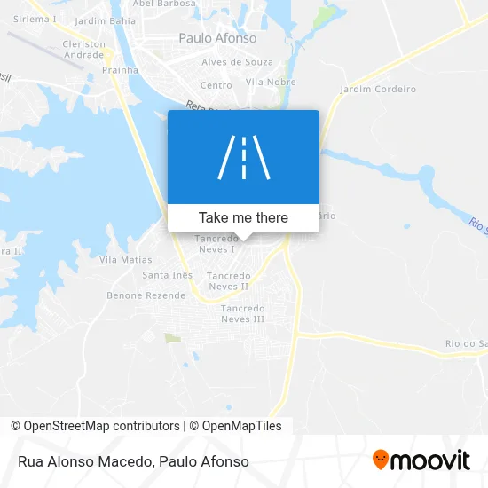 Rua Alonso Macedo map
