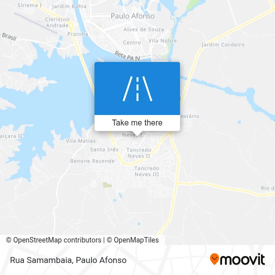 Rua Samambaia map