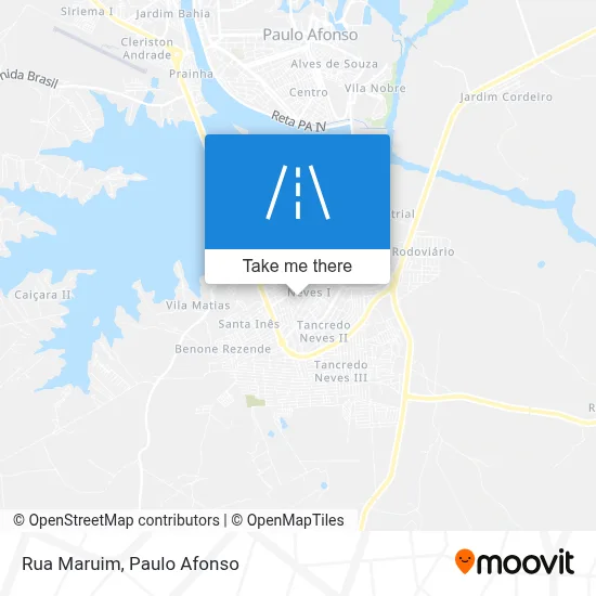 Rua Maruim map