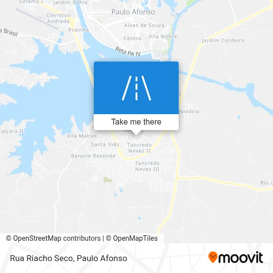 Rua Riacho Seco map