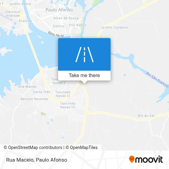 Rua Maceio map