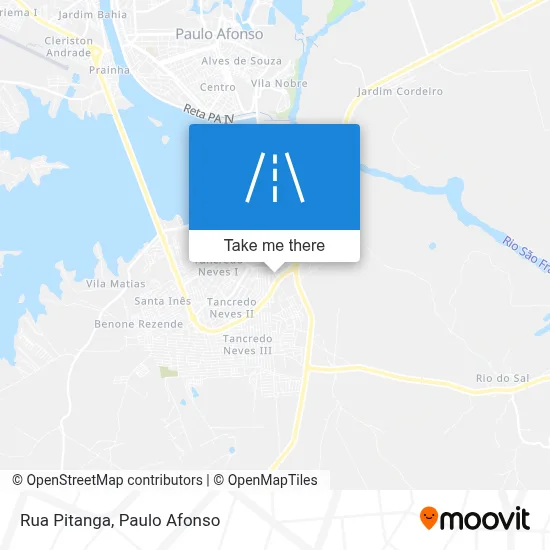 Rua Pitanga map