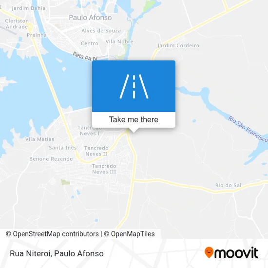 Rua Niteroi map