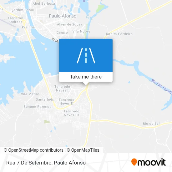 Rua 7 De Setembro map
