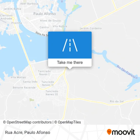 Rua Acre map