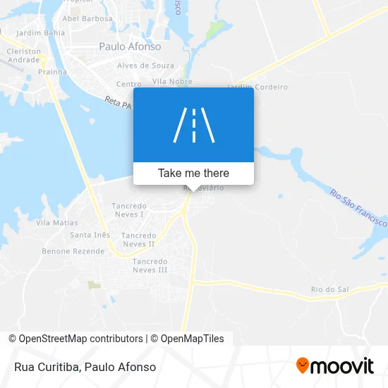 Rua Curitiba map