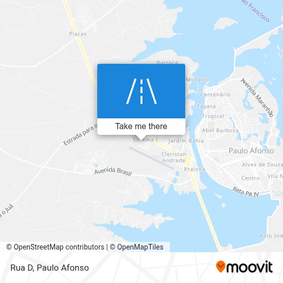 Rua D map